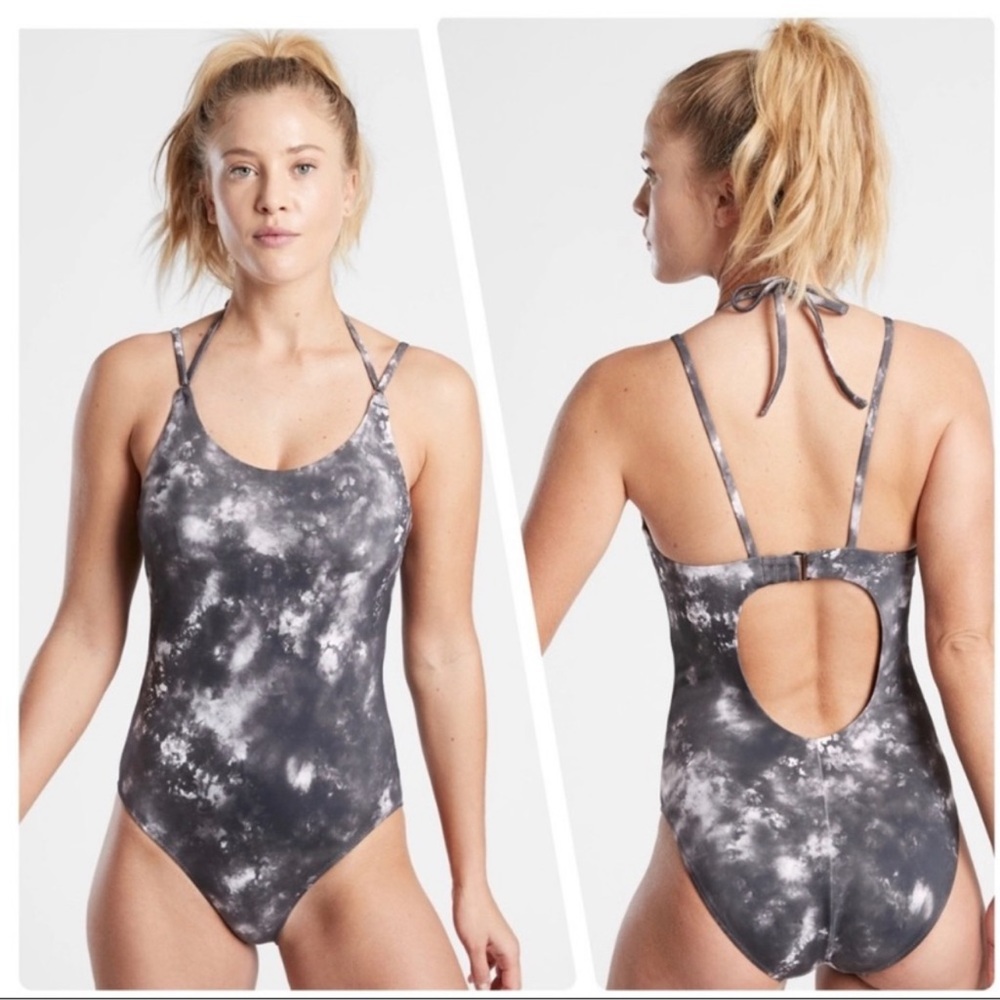 Athleta Supernova Keyhole One Piece Swimsuit sz S